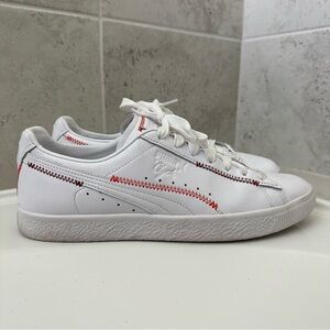 Puma Clyde Zigzag Stitch Sneaker Size 10 Men